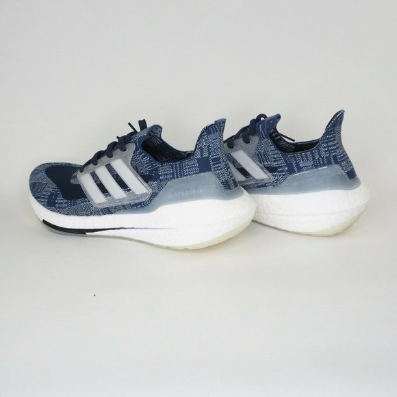 Adidas Running Ultraboost 21 Primeblue Blue Sashiko Men's Shoes FX7729 New - Picture 9 of 12